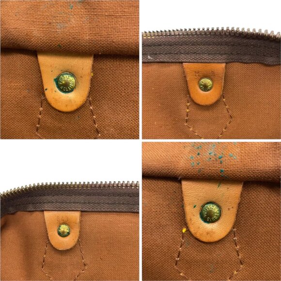 076513BT (X6) Louis Vuitton Satchel Bag Speedy 40 Brown Monogram - Picture 10 of 13